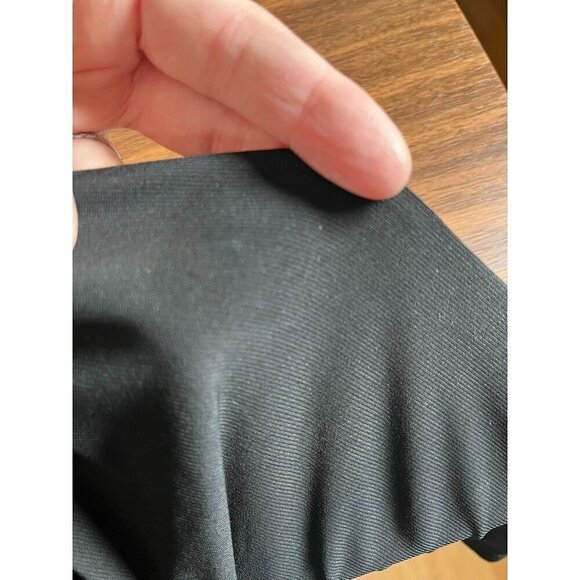 Torrid Top Women 22 Black Tank Cold Shoulder Neutral Minimalist Casual Retro 80s - Picture 10 of 12